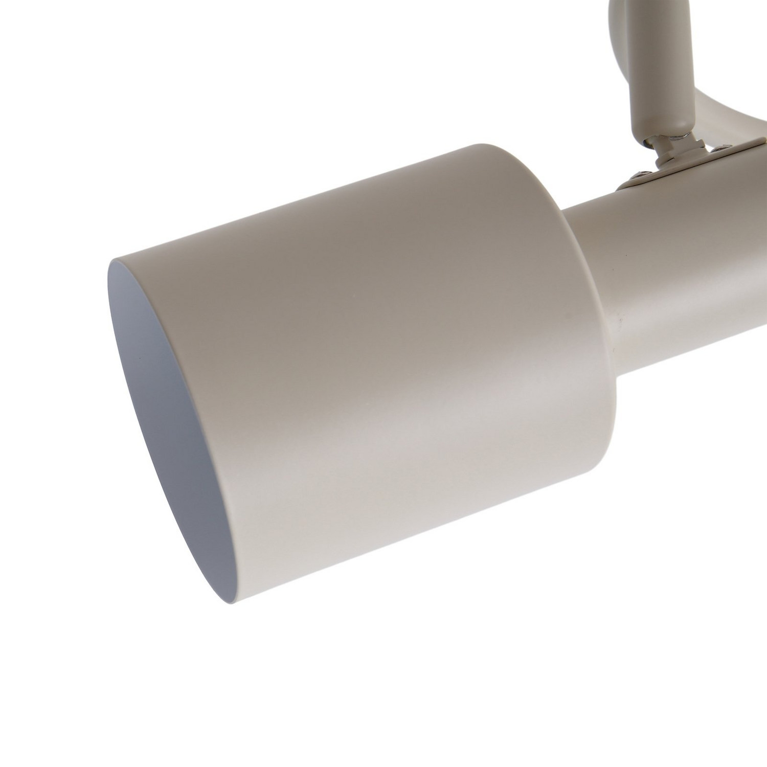 Spot de plafond Lindby Ovelia en fer beige, lampe de plafond, ampoule E27, produit de seconde main.