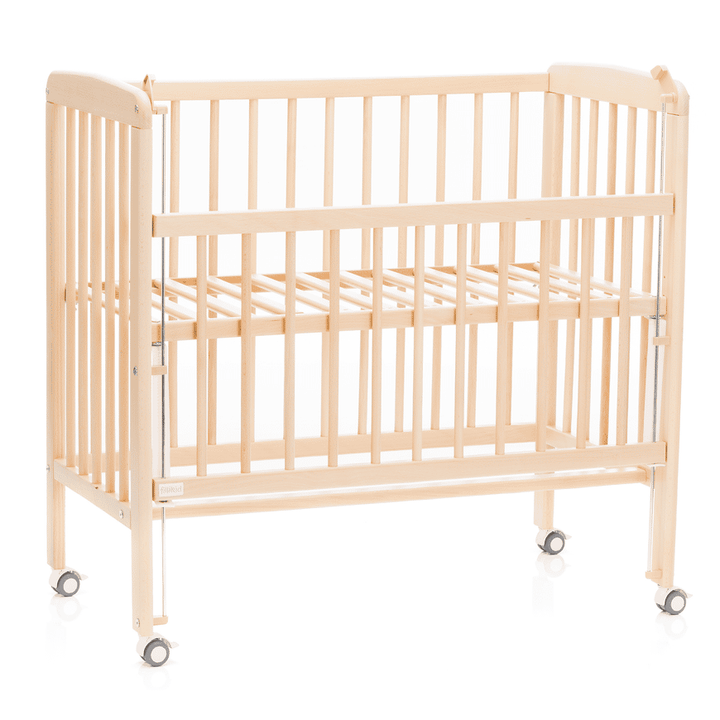 Fillikid Beistellbett Nino Kinderbett Gitterbett Natur 5 Fach Höhenverstellbar B-Ware