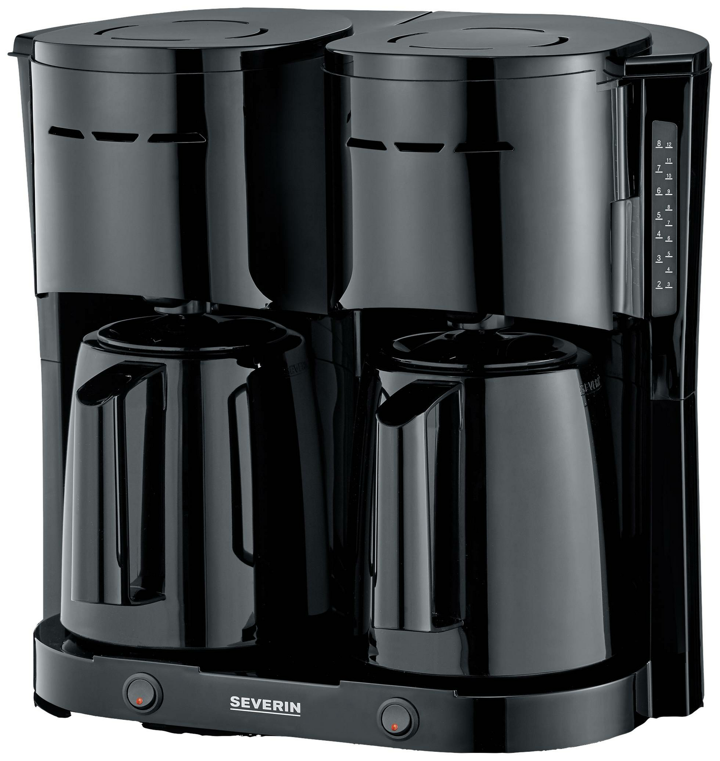 Machine à café Severin Duo, machine à café filtre avec 2 carafes isothermes, carafe isotherme 640 (produit de seconde main)