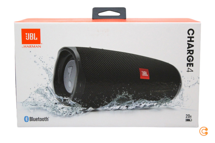 JBL Charge 4 Bluetooth Lautsprecher Outdoor Wasserfest USB Schwarz