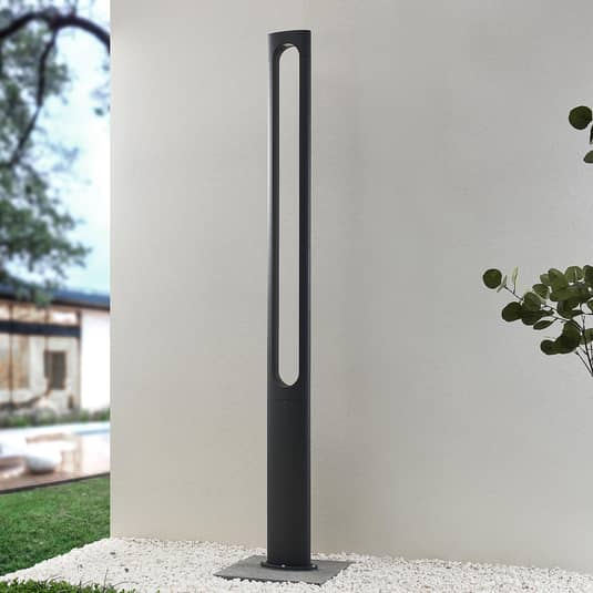 Lucande Dovino Led Mastleuchte Außenleuchte Gartenlampe Lampe Leuchte 18 W 200cm B-Ware