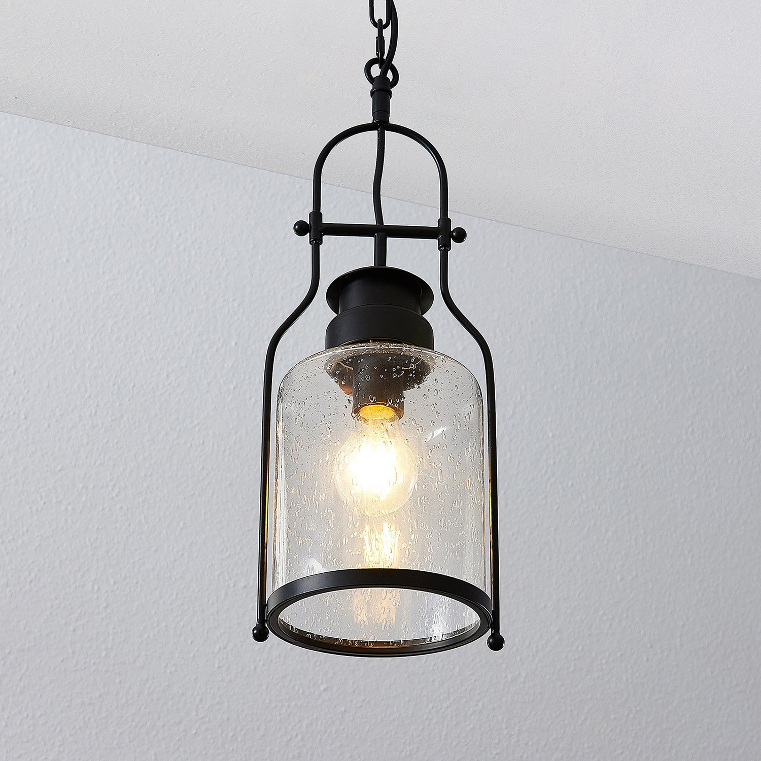 B-Ware Lindby Rozalie Hängeleuchte Laterne Deckenlampe Pendelleuchte Deckenlampe E27