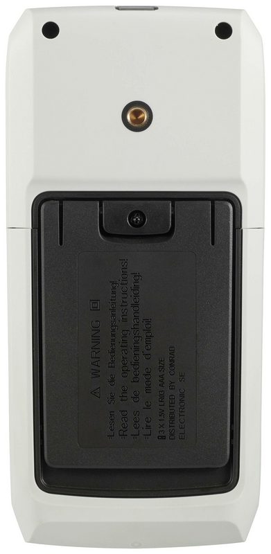 Multimètre numérique portable VOLTCRAFT, appareil de mesure du courant, de la tension et de la capacité