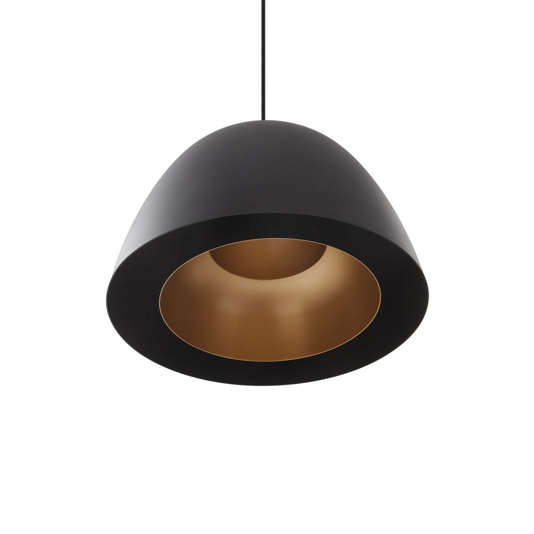 Lucande Hängeleuchte Delarion Schwarz Messing Aluminium Deckenlampe Lampe Spot B-Ware
