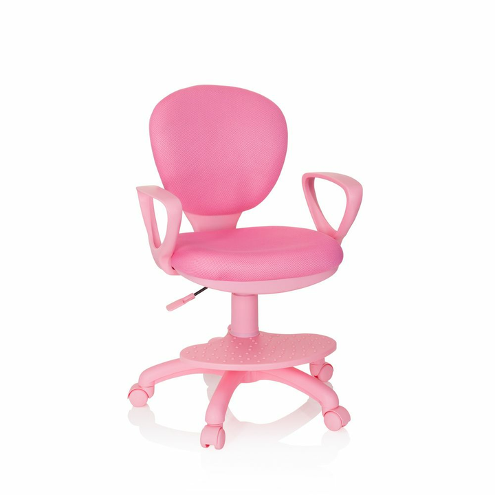 Hjh Office Kinderstuhl Schreibtischstuhl Kid Colour Stoff Pink B-Ware