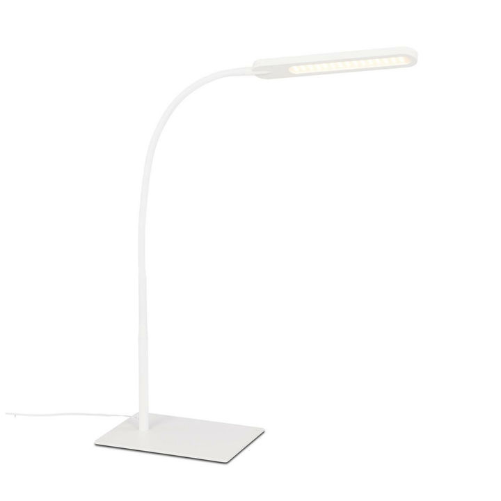 Briloner LED-Tischleuchte Servo Tischlampe Nachttischlampe Lampe dimmbar weiß