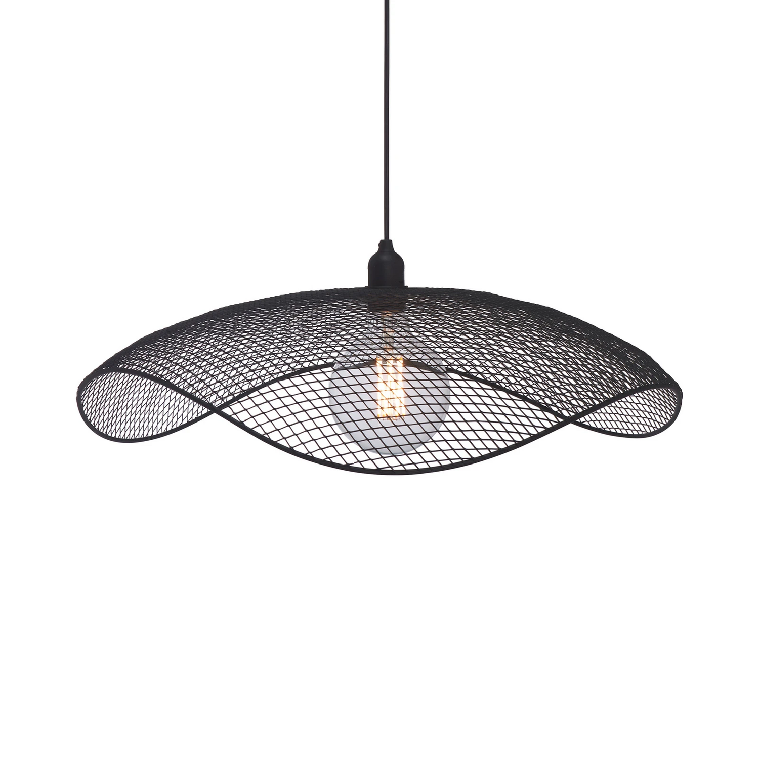 Pr Home Vivi Hängeleuchte Gitterschirm Schwarz ø 61 Cm Deckenlampe Spot Leuchte B-Ware - 7330976129478
