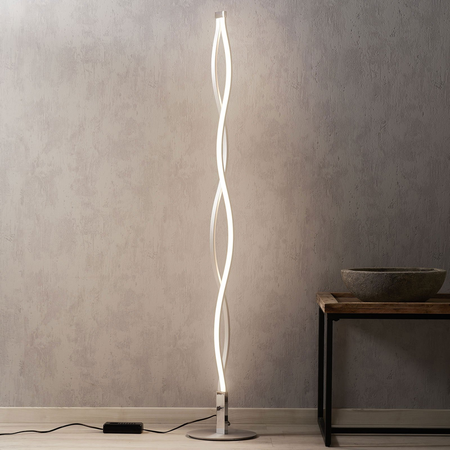 Mantra Iluminación Led Stehleuchte Stehlampe Lampe Sahara Im Welligen Design800 B-Ware - 8435153248610