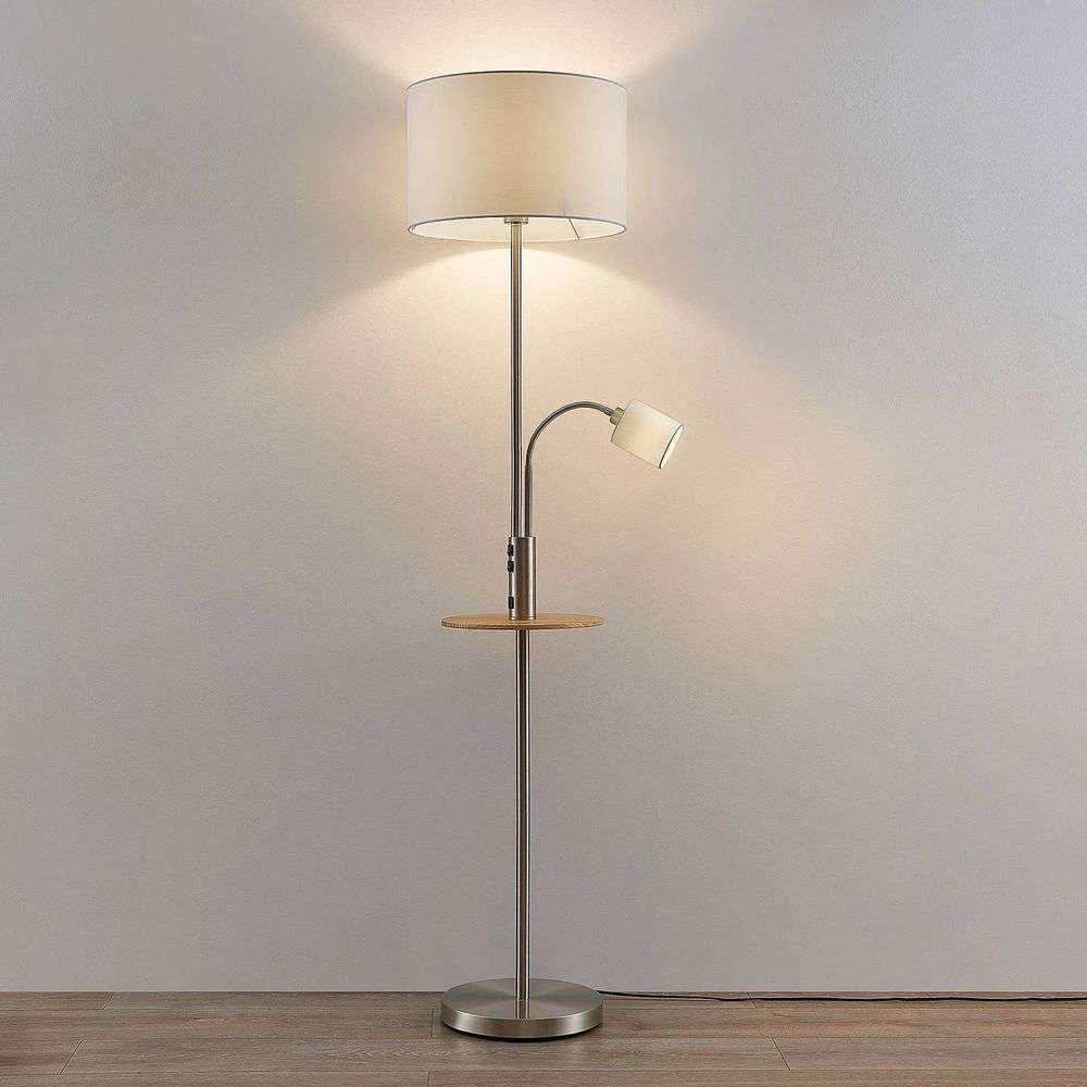 Lampadaire Lindby Aovan, lampe de lecture, éclairage indirect, lampe de lecture E27375 (produit d'occasion)