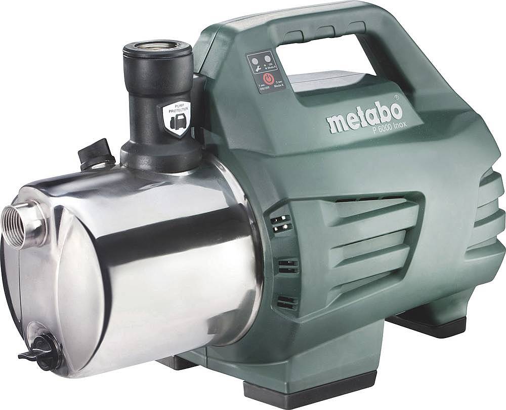 Metabo INOX Gartenpumpe Wasserpumpe Pumpe Saugpumpe Wasser Garten 6000 l/h 1300W