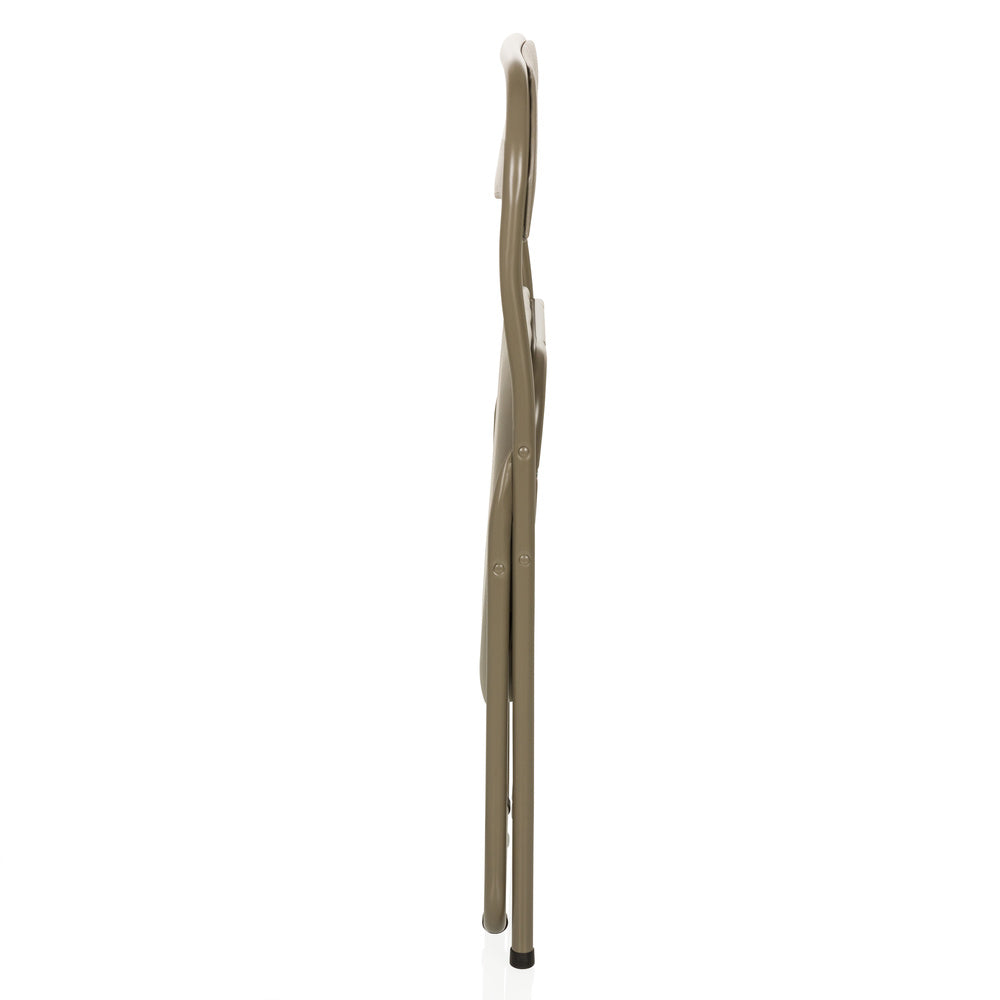 hjh OFFICE TUDELA BASIC PVC taupe Konferenzstuhl Besucherstuhl Klappstuhl97 - 4064323037781