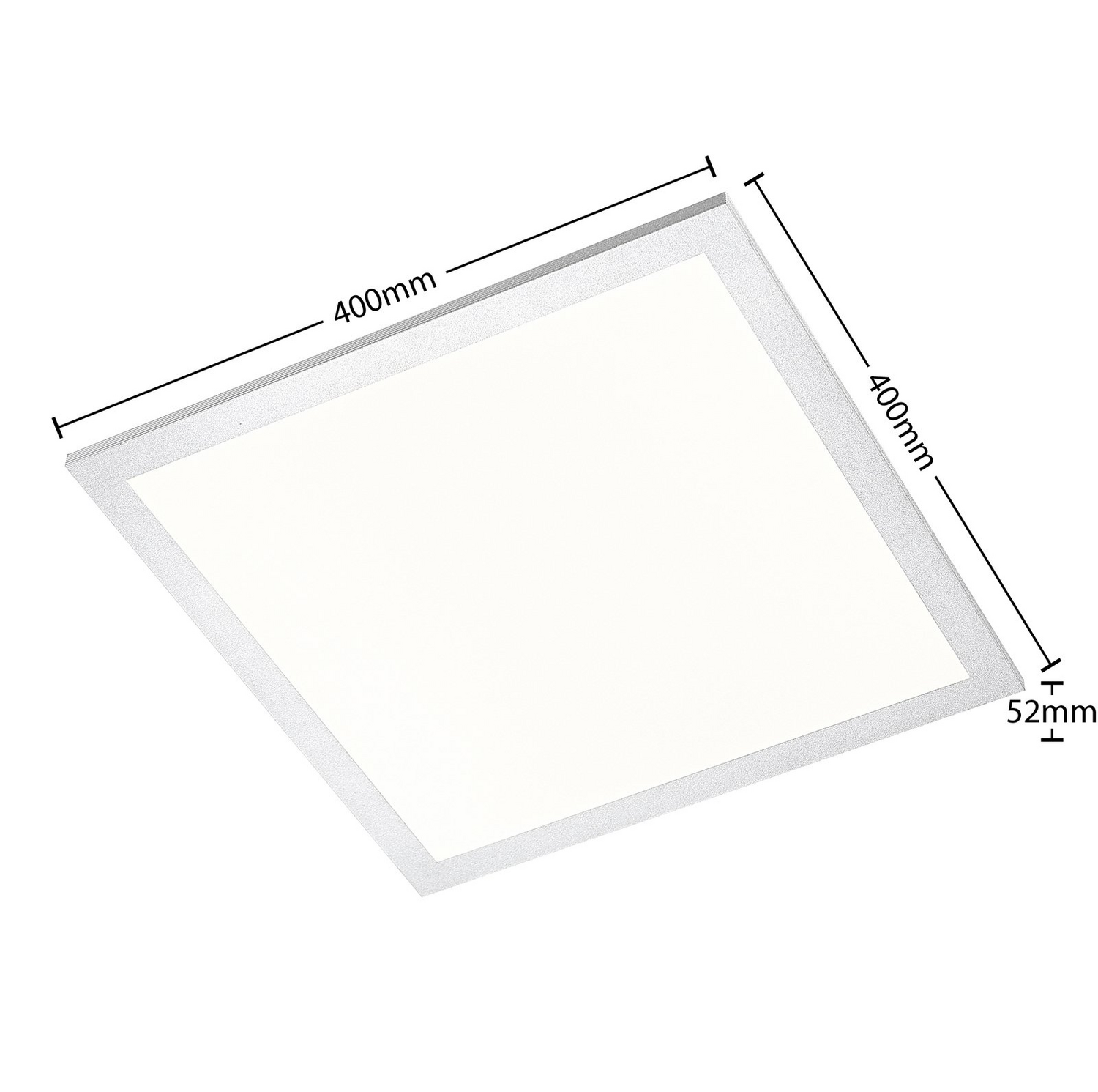 Lindby Zemmi Led Deckenlampe Deckenlampe Lampe Wohnzimmerlampe 40x40 Silber B-Ware - 4251096598308