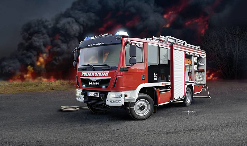 Revell - 07452 - Schlingmann HLF 20 Varus 4x4 - Maquette de Voiture 1:24