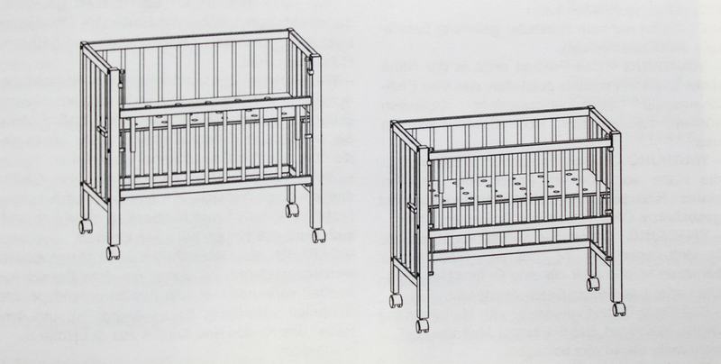 B-Ware Ti Ssi Beistellbett Maxi Boxspring Bett Babybett Kinderbett Beistellbett 50x94