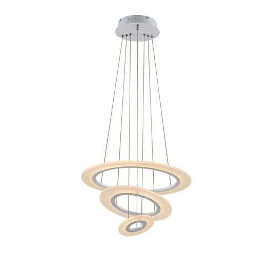 Lindby Amisu LED-Hängeleuchte Hängeleuchte Deckenlampe Deckenlicht weiß matt 35W