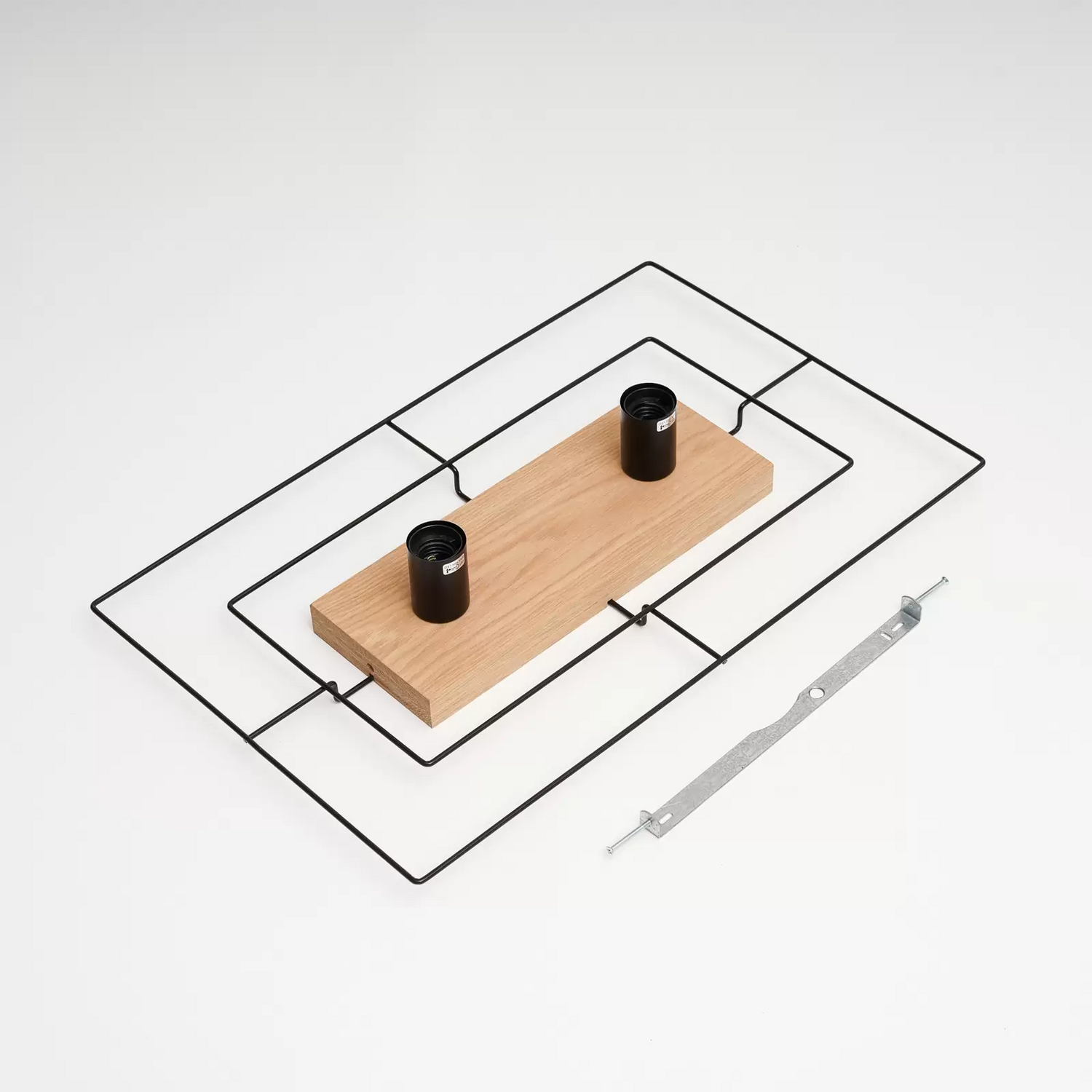 Envostar Bridge Deckenleuchte 2fl Rechteckig Deckenlampe Lampe Leuchte Spot E27 B-Ware - 4251911723441