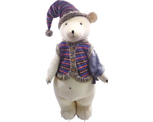 Lafiora Dekofigur Eisbär 160cm Bär Dekorationsfigur Zierfigur Dekoobjekt Figur