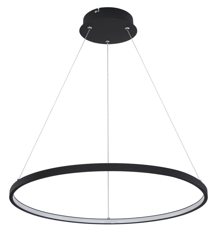 Globo LED-Hängeleuchte Ralph Hängeleuchte Lampe Leuchte 1-flammig schwarz Ø 60cm