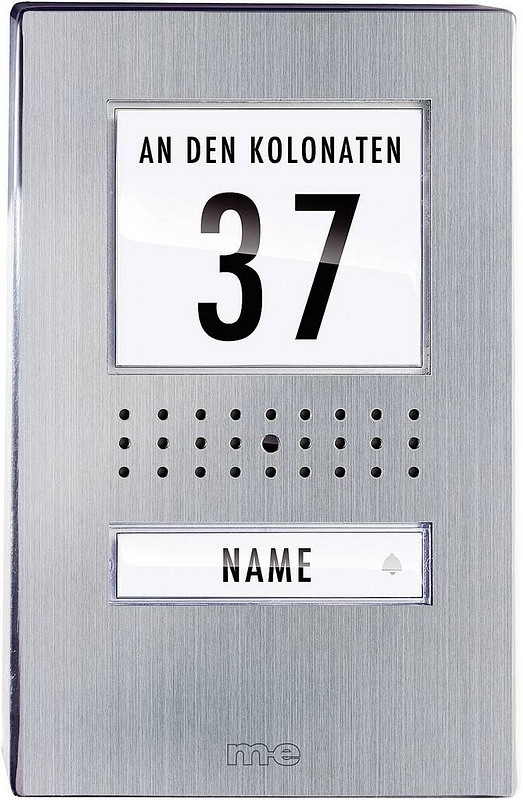 m-e modern-electronics VDV 510.1 EG Video-Türsprechanlage Kabelgebunden Klingel