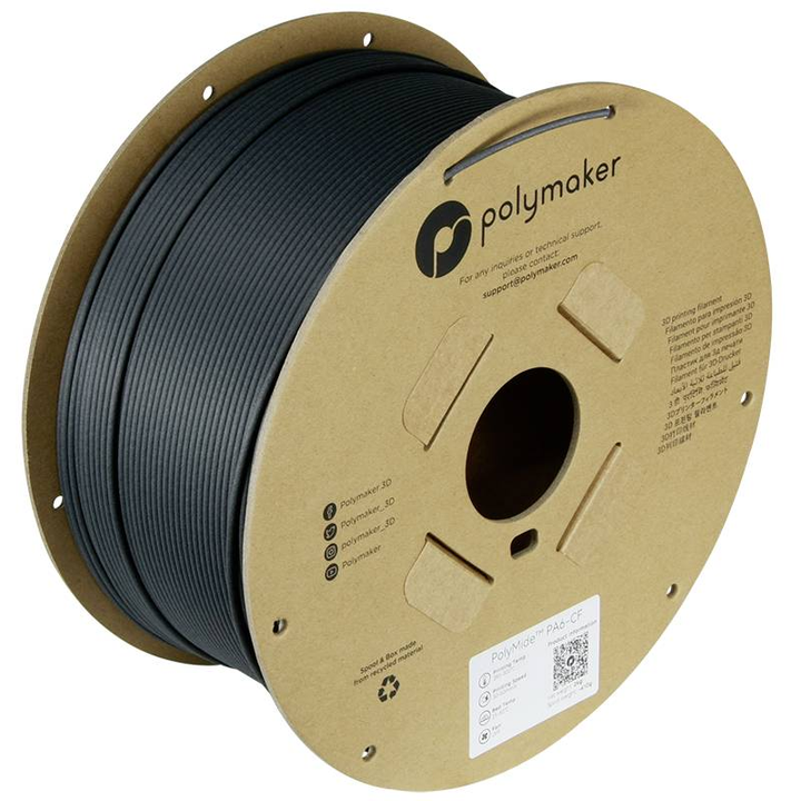 Polymaker PG03004 PA6-CF Kohlenstofffaserverstärktes Filament Druckerfilament