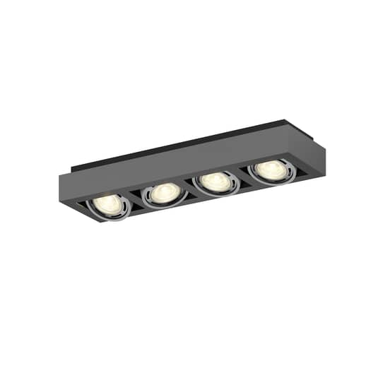 Arcchio LED-Deckenstrahler Ronka Wohnzimmerleuchte Deckenlampe GU10 dunkelg183