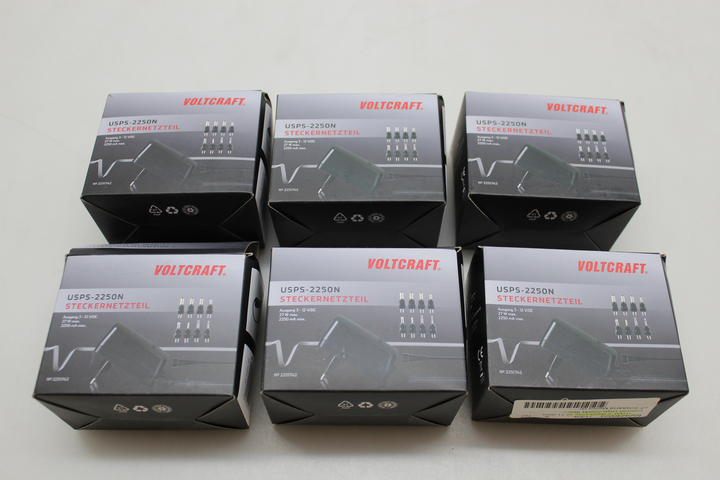 Voltcraft Usps 2250 N Steckernetzteil Netzadapter Netzteil 6 Stück B-Ware