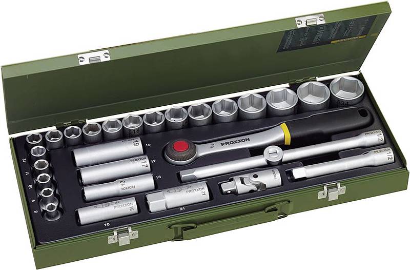 Proxxon Industrial Steckschlüsselsatz Steckschlüssel Handwerkzeug 12,5 Mm 29tlg B-Ware - 4006274230002