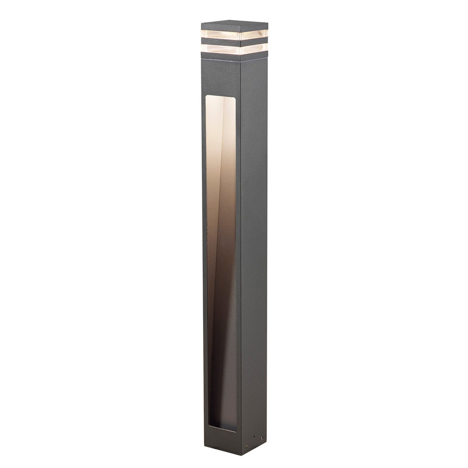 Konstsmide Massa 7945-370 Lampadaire d'extérieur à LED, éclairage de chemin, blanc chaud anthracite 