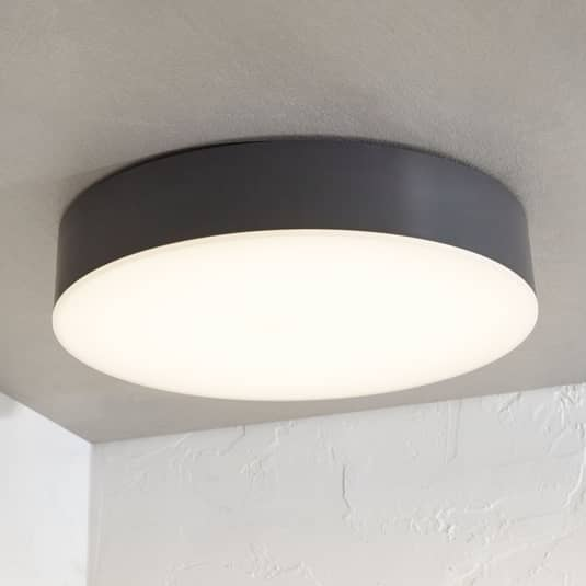 B-Ware Lindby Led Außendeckenlampe Lahja Lampe Leuchte Deckenlampe Led 18 W Dunkelgrau