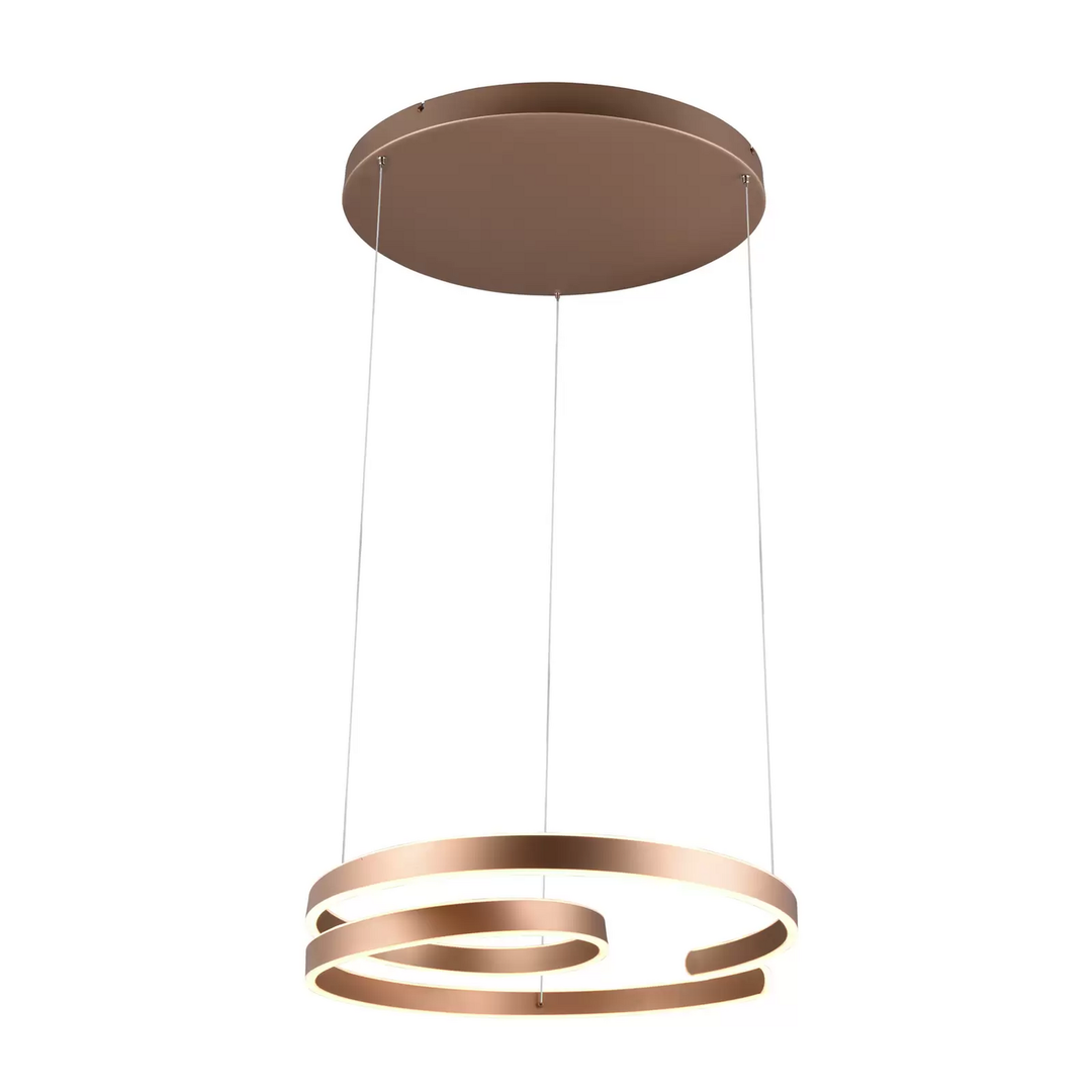 Trio Lighting LED-Hängeleuchte Marnie switch-dim kaffee Hängelampe Lampe Leuchte