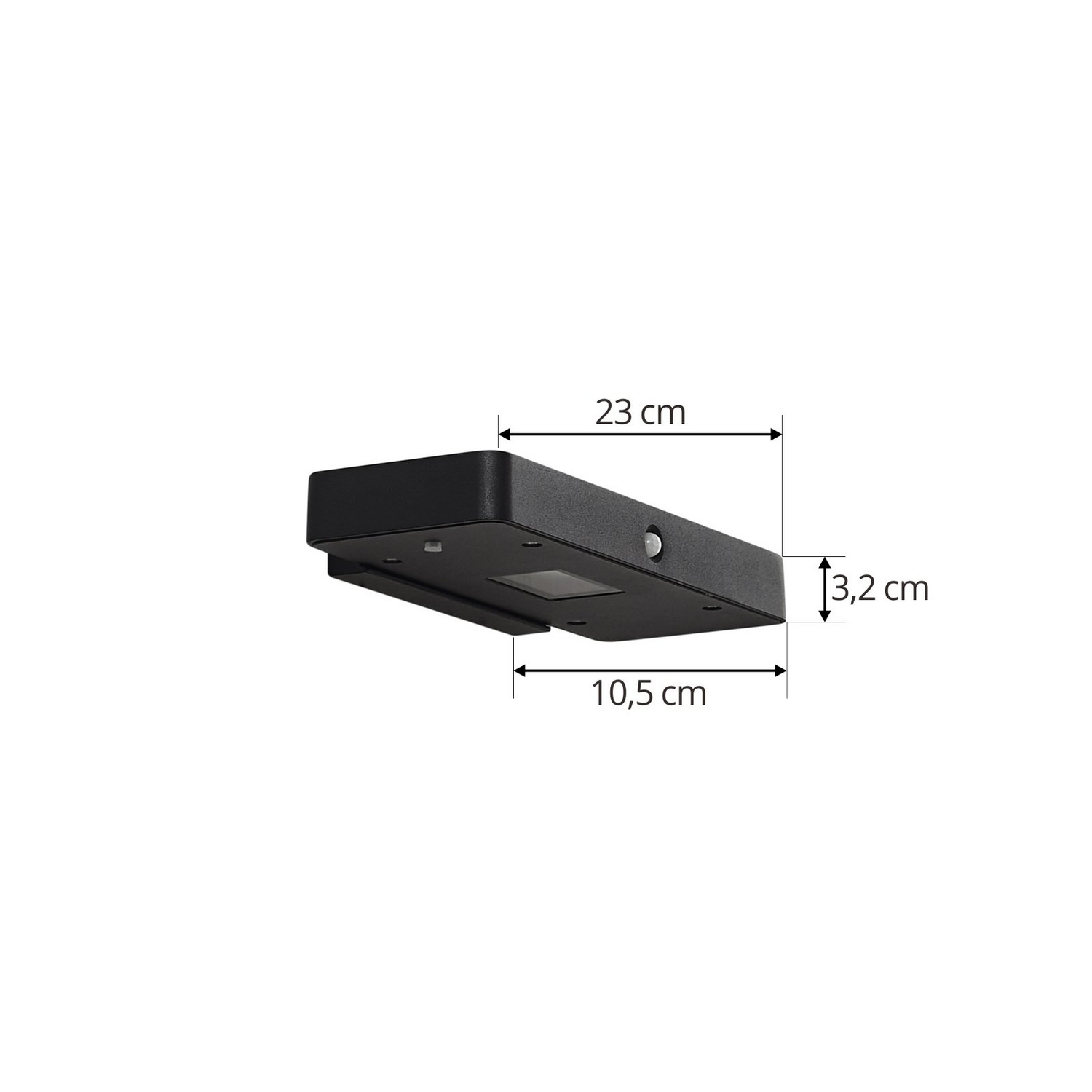 B-Ware Lucande Wandleuchte Wandlampe Solar Led Tavon Bewegungsmelder Dimmfunktion Schwa