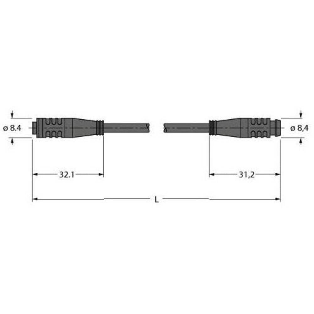 Turck 6627156 Sensor /Aktor Steckverbinder Konfektioniert Verbindungsleitung B-Ware - 4047101280609