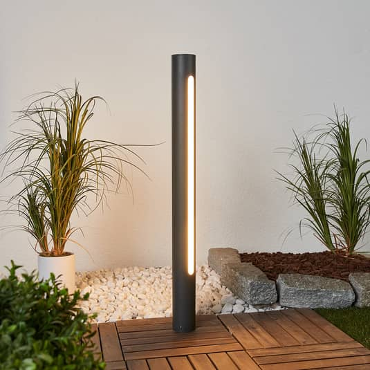 B-Ware Led Wegelampe Weglampe Gartenlampe Gartenleuchte Leuchte Lampe Tomas Dunkelgrau