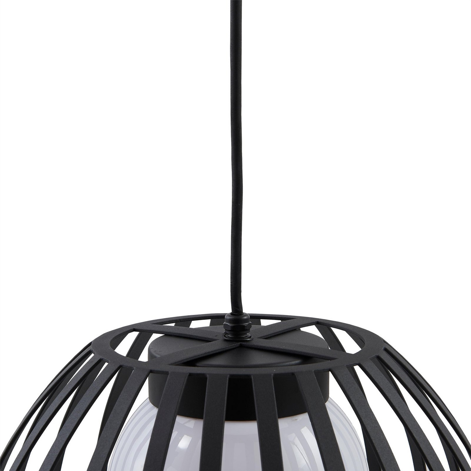 Lucande Außenpendelleuchte Marrin Hängeleuchte Leuchte Schwarz Metall ø 31 Cm B-Ware - 4251911787177