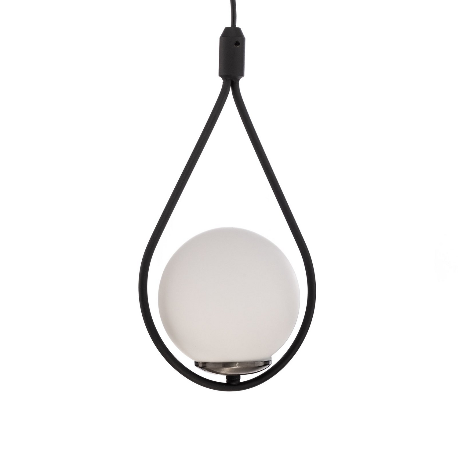 Hängeleuchte Mudoni Mr 937 1 Flg. Schwarz/Opalglas Hängelampe Leuchte Lampe 257 B-Ware - 8681875649222