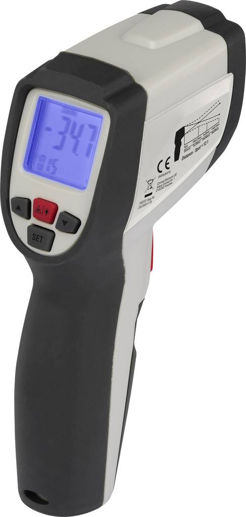Voltcraft IR 500-12D Infrarot-Thermometer Optik 12:1 -50 bis 500 °C Pyrometer - 4016139327884