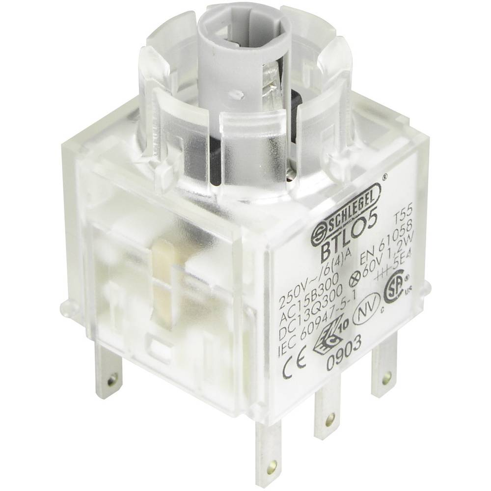 Schlegel Btlo5 Kontaktelement Mit Lampenfassung 2 öffner 250 V 4 Stück B-Ware