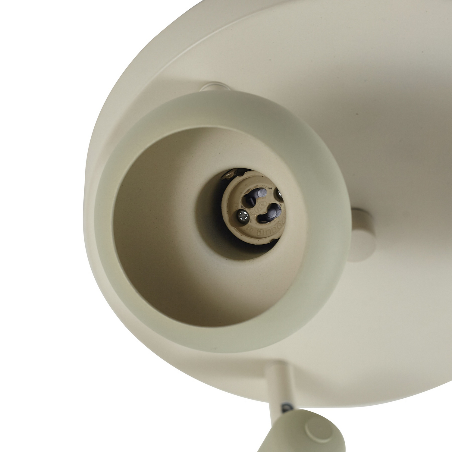 B-Ware Lindby Deckenstrahler Huby Deckenlampe Leuchte 3 Flammig Creme/Hellgrün Eisen267