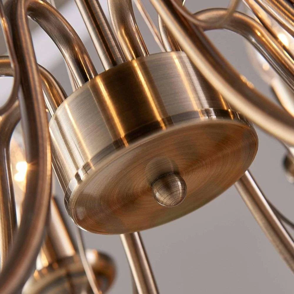 B-Ware Lindby Kronleuchter Marnia Deckenlampe Pendelleuchte Hängeleuchte Leuchte E14508