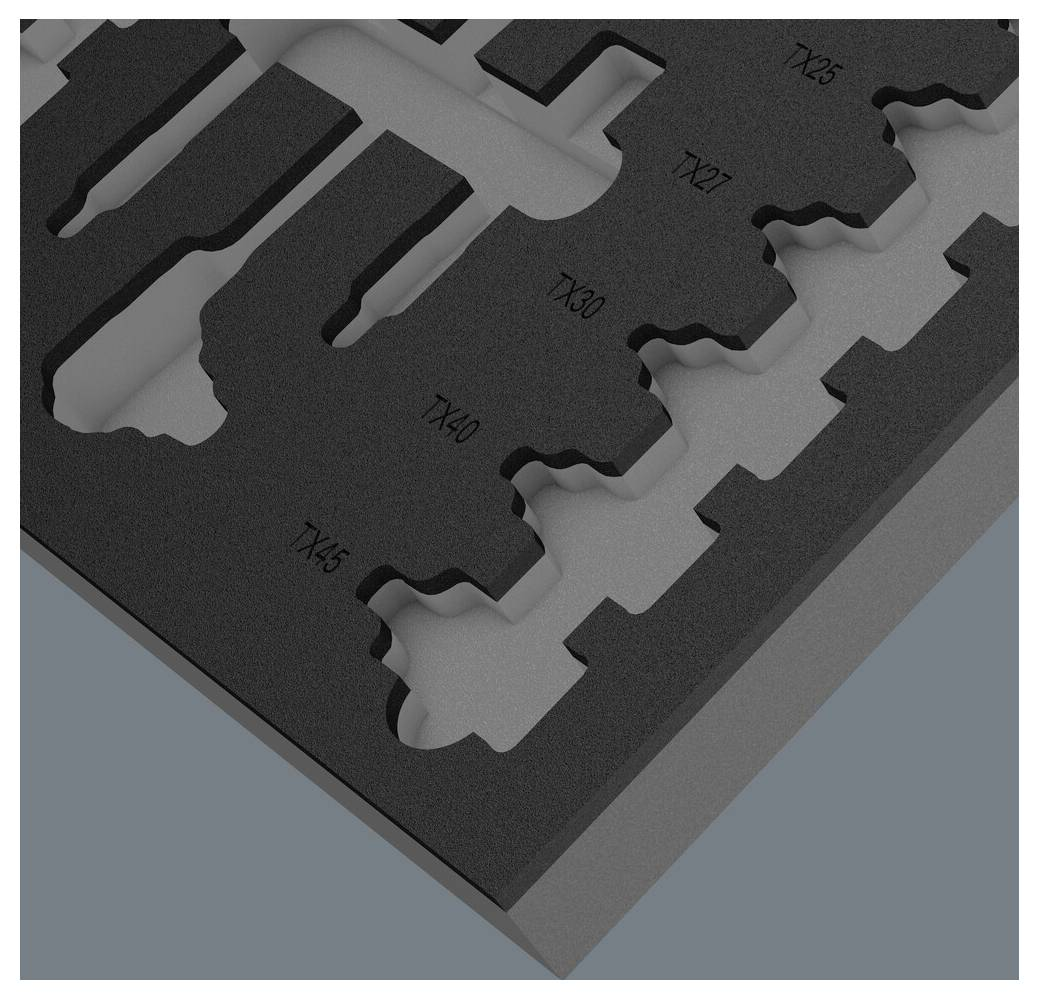 Wera 05137326001 9826 Schaumstoffeinlage 1 Stück LxBxH 392x344x0 mm Knarre Set