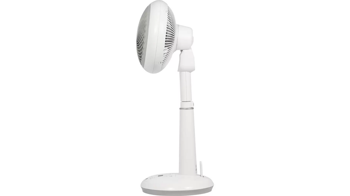 WOOZOO Ohyama Tischventilator Lüfter Ventilator Weiß mit Fernbedienung 35W 270mm