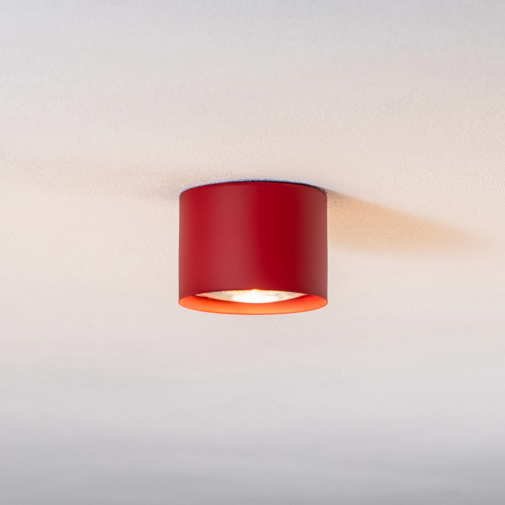 Euluna Deckenstrahler Chloe Deckenlampe Deckenleuchte Deckenlicht Deko starr rot