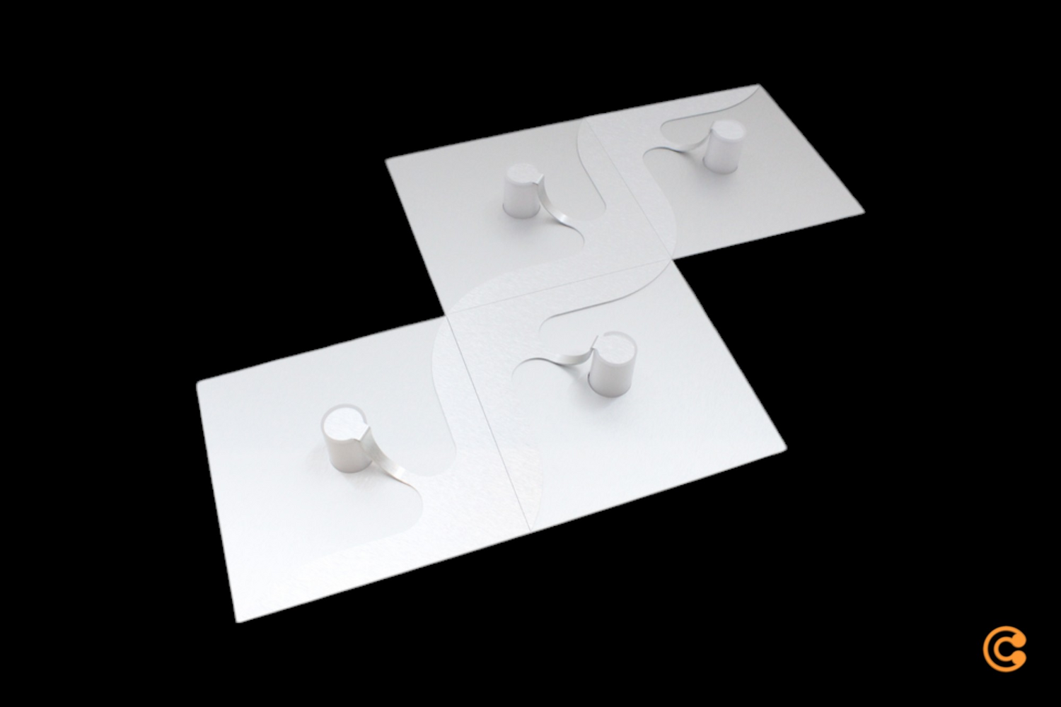 Grossmann Wand  Und Deckenleuchte Flow Deckenlampe Deckenlicht Leuchte Lampen B-Ware