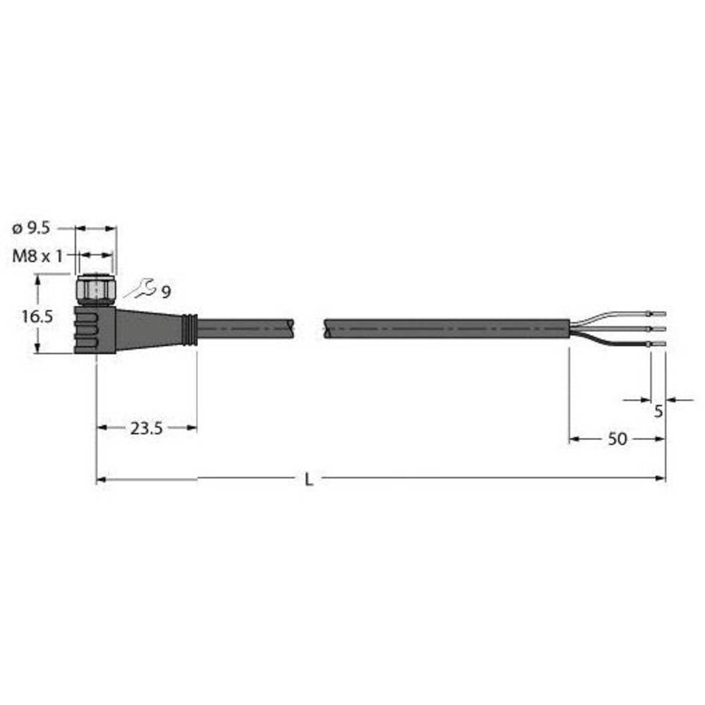 Turck 6934651 Sensor-/Aktor-Anschlussleitung Sensorleitung Leitung