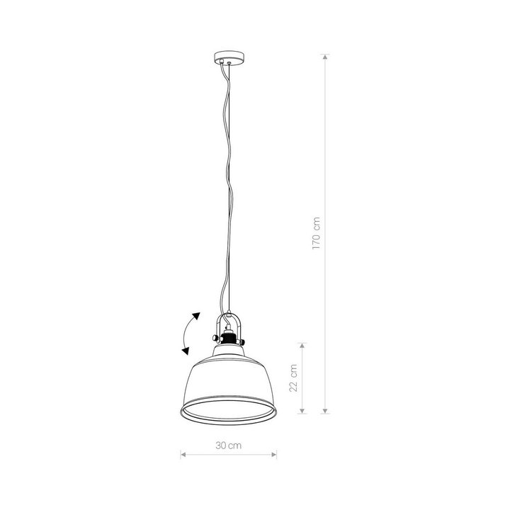 Nowodvorski-Lighting Hängeleuchte Amalfi Hängelampe Deckenlampe LED gold Ø 30 cm