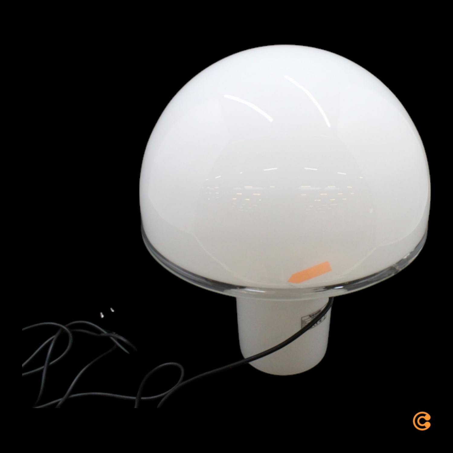 B-Ware Onfale Tavolo Tischleuchte Tischleuchten Opalglas Weiß Design Siehe Text/Foto