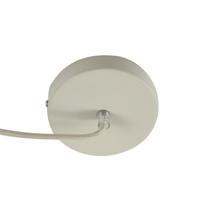 Lindby Hängeleuchte Elover beige Ø 45 cm Eisen Deckenlampe Deckenleuchte La135