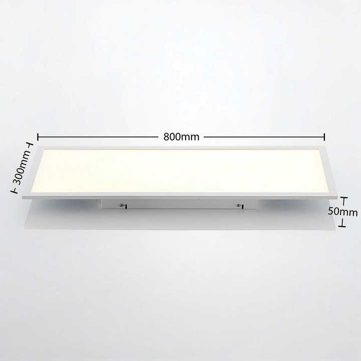 Lindby Quais LED-Panel Deckenlampe Hängelampe Lampe LED 27W 30 X 80 cm Licht