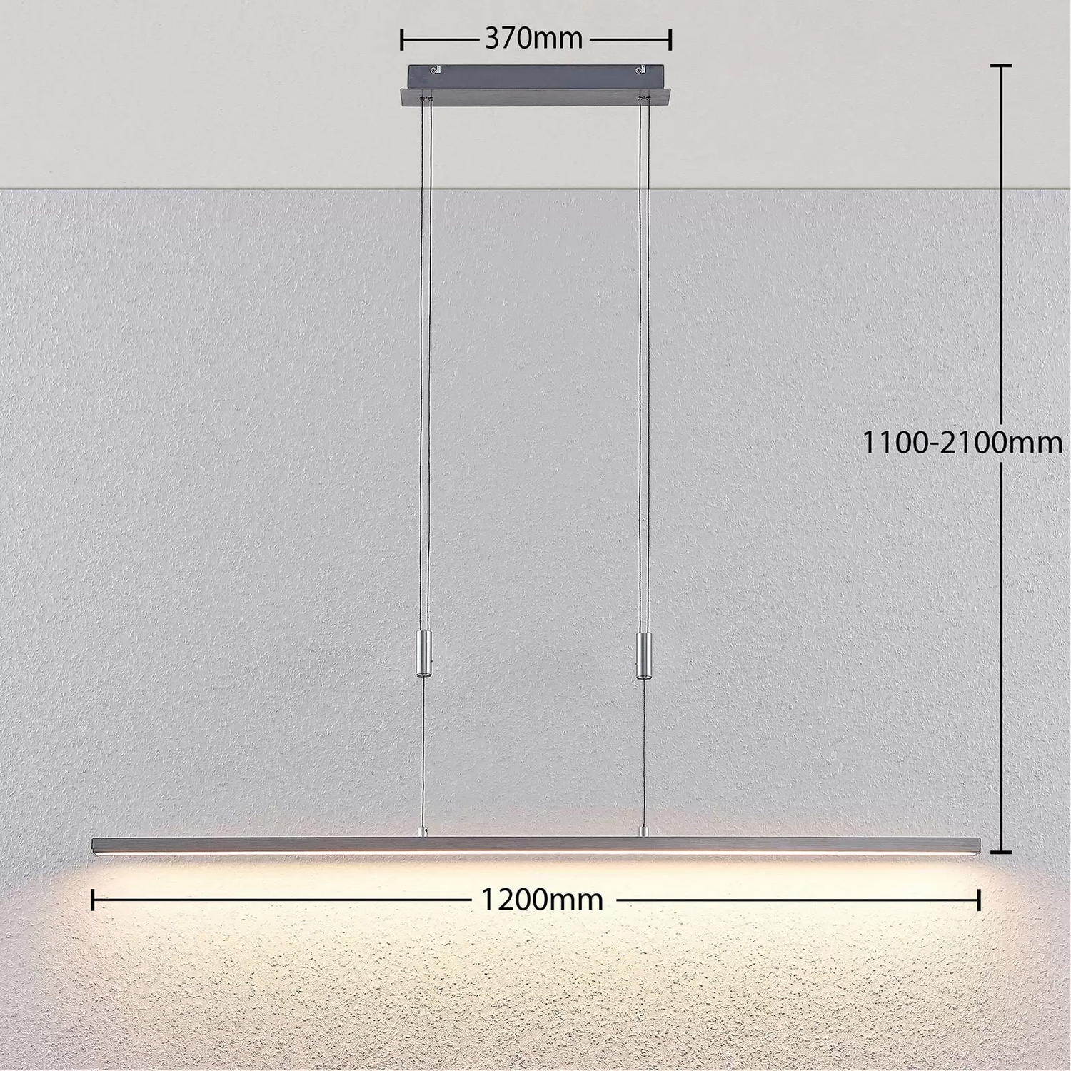B-Ware Lucande Myron Led Hängeleuchte Deckenlampe Pendelleuchte Lampe Led Touchdimmer