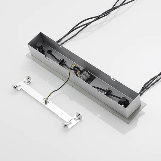 B-Ware Lindby Jorin Hängeleuchte Hängeleuchte Lampe Leuchte Höhenverstellbar Weiß